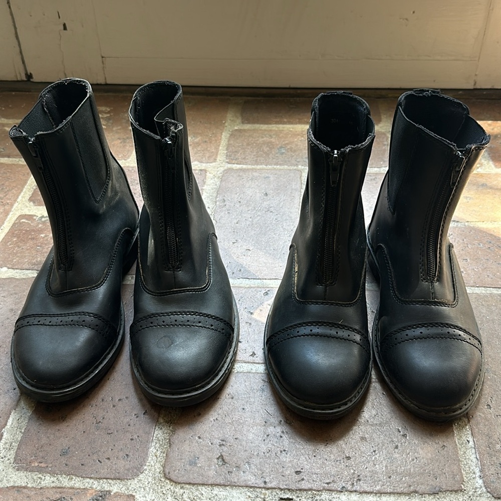 TuffRiderLadies Paddock front zip starter boots womens size 7.5